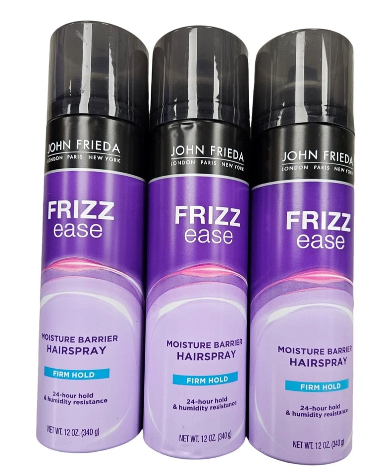 Spray para el cabello John Frieda FRIZZ Easy Moisture Barrier FIRME HOLD 12 oz (paquete de 3) Foto 1 de 1