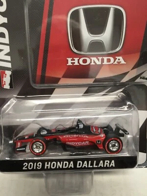 1:64 Greenlight Indy Car Honda Dallara Car 2019 con tarjeta Honda Foto 1 de 4