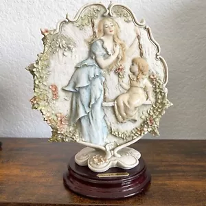 VTG 1994 Giuseppe Armani Mother & Child Figurine Plaque Statue Signed Stunning! - Picture 1 of 15