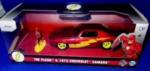 METALS DIE CAST DC UNIVERSE THE FLASH & 1973 CHEVROLET CAMARO 1:34 NEW, 2022 - Picture 1 of 5