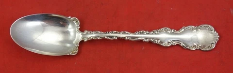 Louis XV by Whiting Gorham Sterling Silver Ice Cream Spoon wide bowl 5 7/8" Cover