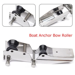 Stainless Steel Bow Anchor Self Launching Bow Roller Marine Boat Heavy Duty - Picture 1 of 10