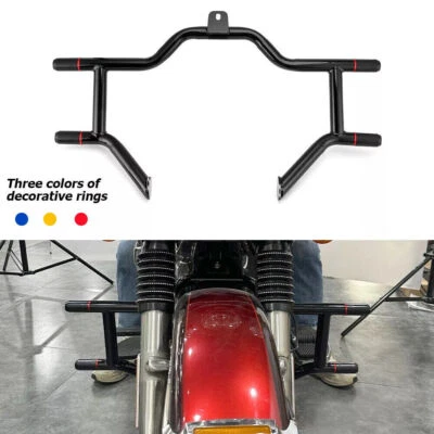 Barra de choque protectora delantera del motor de carretera apta para Harley Touring Road Glide 2009~2024 Foto 1 de 4