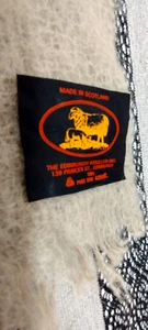1960s Scarf Scotland 100% Pure New Wool DANDY VICTORIAN Edinburgh Woolen Mill - Picture 1 of 18