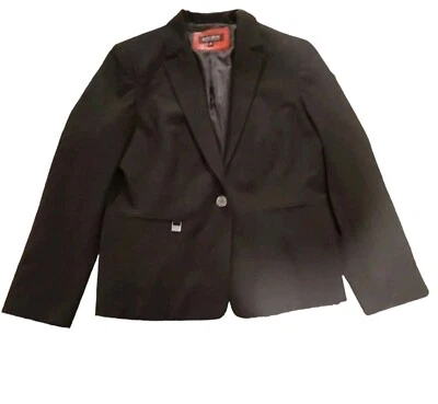 John Meyer collection women's black Suit Blazer size 16 good condition - Image 1 of 4