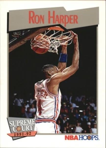 RON HARPER 1991-92 NBA HOOPS SUPREME COURT Basketball Clippers Card #471 - Picture 1 of 2