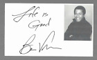 Ben Vereen Signed Autographed AUTO 3x5 Index Card 'Roots'