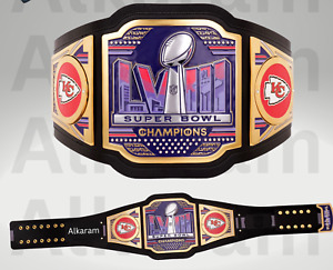 Kansas City Super Bowl LVIII Champions KC Belt Size 52x11 Offer For Mr LAWILB-65