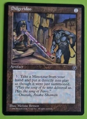 Mtg DIDGERIDOO, Homelands, UNPLAYED,  Reserved List. - Image 1 of 2