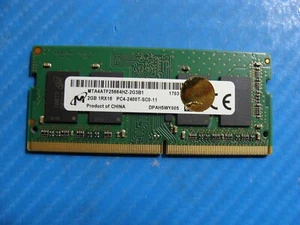 Dell 15 3567 Micron 2GB 1Rx16 PC4-2400T Memory RAM SO-DIMM MTA4ATF25664HZ-2G3B1 - Picture 1 of 2