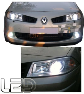 Pour Megane 2  2 Ampoules LED Blanc Veilleuses Feux de Position Anti erreur ODB - Imagen 1 de 3