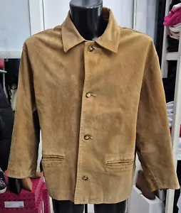 Joe Smith Leather Jacket Used Man Size 54 Brown LLR112 - Picture 1 of 9