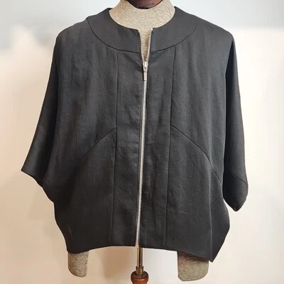 Anthropologie Cartonnier Jaye плащ молнии доломан куртка укороченный негабаритный размер S - Изображение 1 из 4