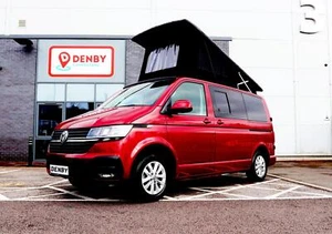 2023 VW TRANSPORTER T30 H-LINE AUTOMATIC SWB FORTANA RED- STOCK A1367 - Picture 1 of 13