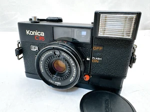 Konica C35 EF 35mm Film Camera w/ Hexanon 38mm f/2.8 Lens – Tested Works - Picture 1 of 21