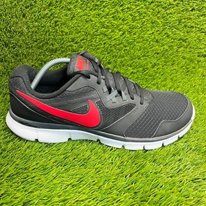 Nike Flex Experience RN 3 Mens Size 11 Black Red Athletic Running Shoes Sneakers - Picture 1 of 10