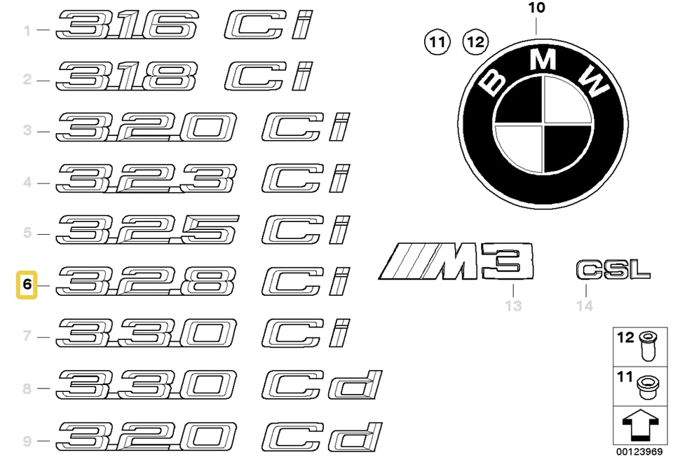 "328Ci" for BMW E-46 - Image 1 of 1