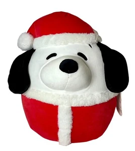 2023 Kellytoy Squishmallows Peanuts Snoopy Santa Christmas Hat 11” NEW - Picture 1 of 2