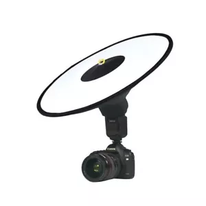 44cm Easy-fold Round Flash Softbox Diffuser Reflector For Canon Pentax Speedlite - Picture 1 of 12