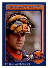 2011 Binghamton Mets Choice #3 Jean Luc Blaquiere Quebec Canada Baseball Card