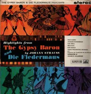 LP Johann Strauss Jr. Highlights From "Die Fledermaus" And "The Gypsy Baron" - Imagen 1 de 1
