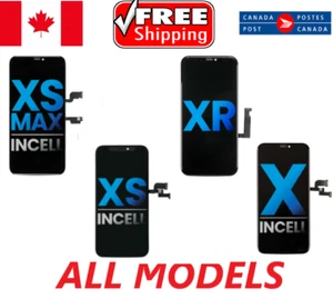 LCD ASSEMBLY WITH STEEL PLATE PRE-INSTALLED COMPATIBLE FOR IPHONE X XR XS XS max - Photo 1 sur 5