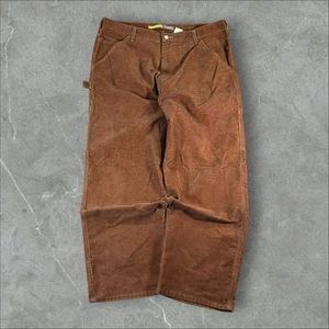 Vintage Levi's Silvertab Cordhose Herren 38x30 braun 90er Y2K Skater Zimmermann - Bild 1 von 9