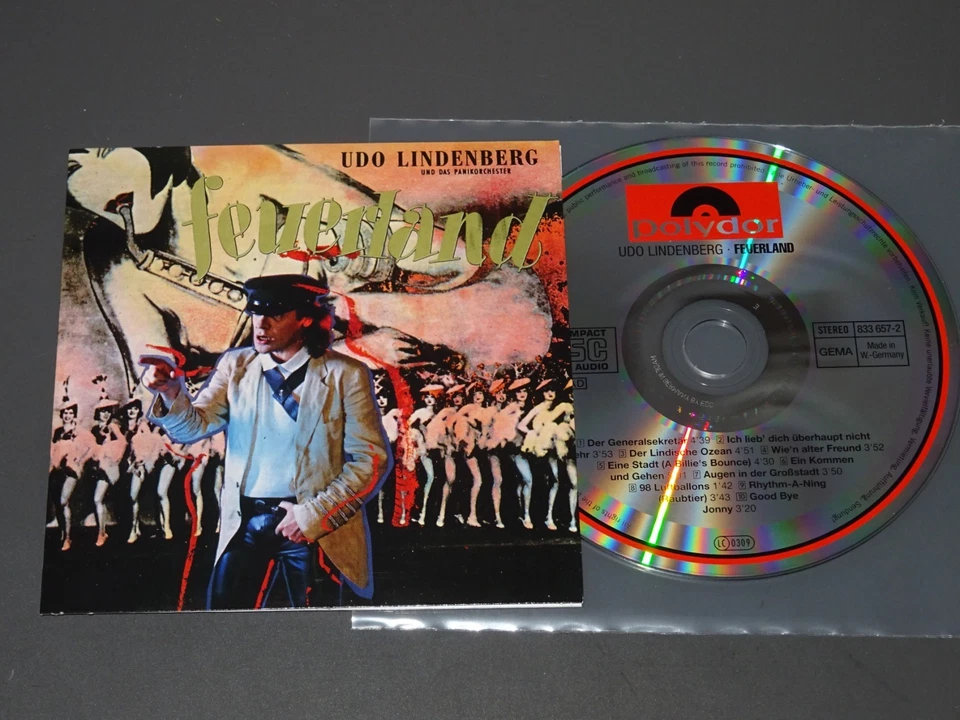 UDO LINDENBERG - FEUERLAND / CARDSLEAVE-CD 2011 (MINT-) - Bild 1 von 2