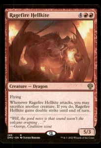 MTG - Ragefire Hellkite Dominaria United #285 raro LP - Foto 1 di 2