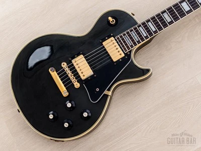 Guitarra vintage Greco EGC68-500 1985 personalizada Black Beauty con estuche, Japón Foto 1 de 4