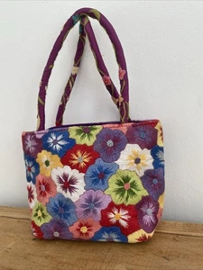Butler and Wilson Silk Floral Bag - Picture 1 of 5
