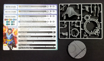 Doctor Strange 2025 Defenders model, base and cards Marvel Crisis Protocol - Image 1 of 4