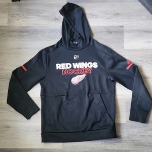 Adidas Herren Climacool Detroit Red Wings Hoodie/Kapuzenpullover schwarz rot Gr. Md - Bild 1 von 14