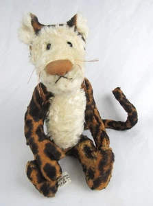 Claire Herz Künstler signiert selten #1 von 50 Lester der Leopard Teddybär mit Gelenken - Bild 1 von 11