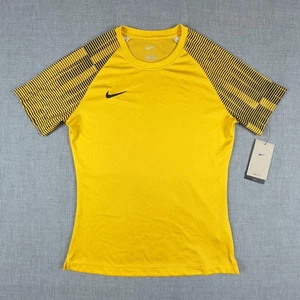 Nike Dri-FIT Camisa Mujer Pequeña Amarilla DH8232-739 Fútbol Atlético Calce Ajustado Nueva - Imagen 1 de 13