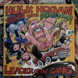 Hulk Hogan & Green Jellÿ I'm Leader of Gang 7” BLACK Vinyl VG+/EX WWF WWE AEW - Bild 1 von 4