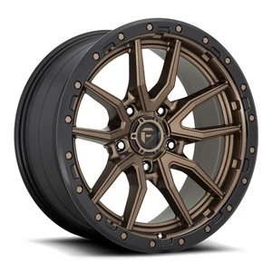 Fuel Rebel D681 20x9 +1 5x127mm 71.5mm Matte Bronze Black Bead Ring - Foto 1 di 3