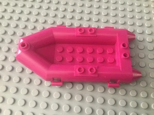 LEGO Rosa Oscuro Minifigura Bote Salvavidas Balsa Barco de Rescate - Imagen 1 de 4
