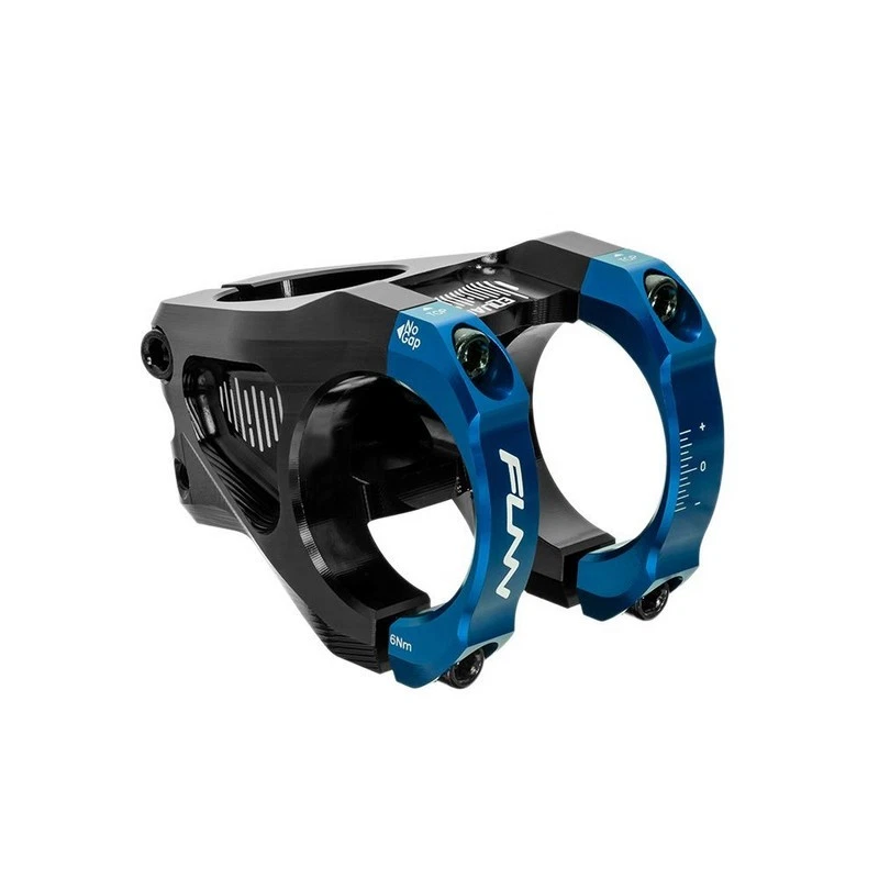 Equalizer Handlebar Clamp 31.8X42Mm In Aluminum Rise 0 Blue 305394425 Funn Bike Foto 1 de 1