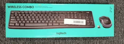 Logitech Wireless Keyboard and Mouse Combo (920-008971), Used, O2 - Image 1 of 3