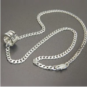 Collar Gucci con anillo en G recortado de plata de ley 925 - Imagen 1 de 7