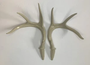 Set Of Delta Plastic Deer Antlers Decor Outdoors Hunting - Picture 1 of 6