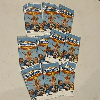 Garbage Pail Kids Serie 2 2014 lote de 10 paquetes sellados 4 tarjetas adhesivas por paquete Foto 1 de 2