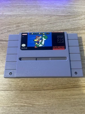 Super Mario World (Super Nintendo) Tested & Working Authentic - Image 1 of 3
