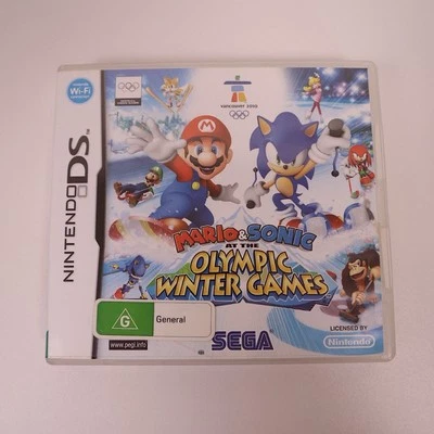 Mario & Sonic Olympic Winter Games Nintendo DS 3DS Complete Manual VGC - Image 1 of 3