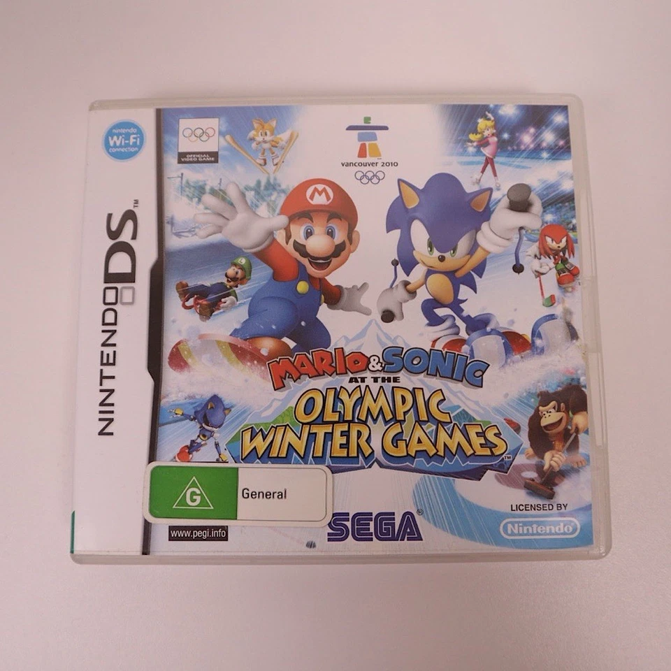 Mario & Sonic Olympic Winter Games Nintendo DS 3DS Complete Manual VGC - Image 1 of 3