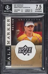 2021 Upper Deck Artifacts Ball Markers Annika Sorenstam #BMAS BGS 7.5 - Bild 1 von 2