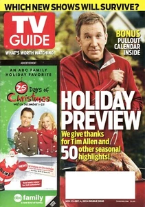 TV GUIDE Magazine Nov. 21-Dec. 4 2011 Tim Allen Hell on Wheels Nathan Parsons - Picture 1 of 3