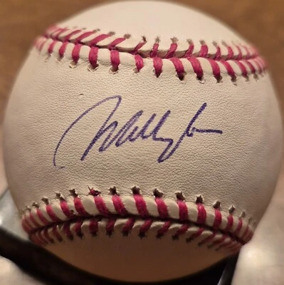 Mo Vaughn Signed American League Baseball Autograph - Image 1 of 2
