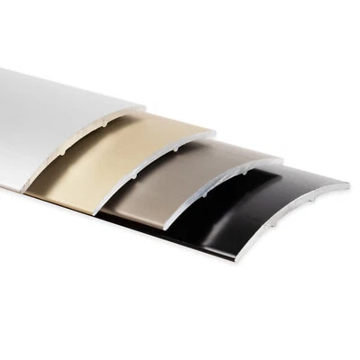 Übergangsprofil Bodenleiste Alu Abschlußprofil Selbstklebend / Vorgebohrt 30mm - Bild 1 von 4